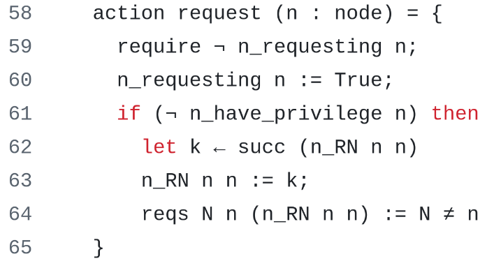Veil action example — request procedure with require/if/let